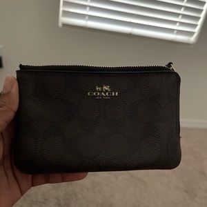 Dark brown Coach Wrislet